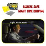 Tacvisor Polarized Sun Visor – Day & Night Safety