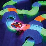 Magic Tracks RC Cars with Bendable Glow Track