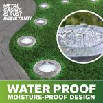 Solar LED Disk Lights - 4 Pack, As Seen on TV