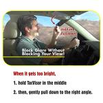 Tacvisor Polarized Sun Visor – Day & Night Safety