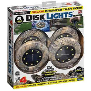 Bell+Howell Camouflaged LED Disk Lights, Auto On/Off