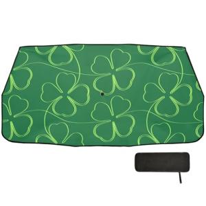 Clover Pattern Folding Sunshade for Car Windows