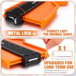 10-Inch Contour Gauge Tool with Lock - Great Gift!