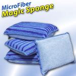 Dual-Sided Magic Microfiber Cleaning Sponge Pack (8)