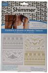 Shimmer Metallic Tattoo Stickers for Jewelry Looks