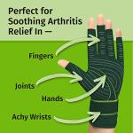 Hempvana Arthritis Relief Gloves with Compression Support