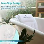 Bath Haven Luxury Bathtub Pillow with Suction Cups