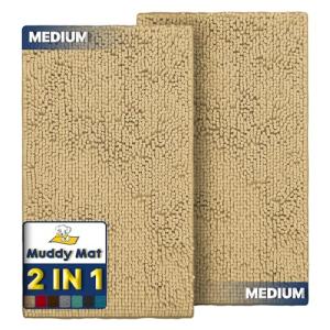 Muddy Mat® 2-Piece Beige Absorbent Door Mat