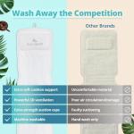 Bath Haven Luxury Bathtub Pillow with Suction Cups