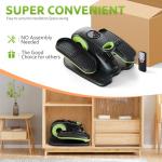 Compact Under Desk Elliptical with Remote Control