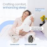 Contour Swan Body Pillow | Cozy Support for Side Sleepers