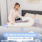 Contour Swan Body Pillow | Cozy Support for Side Sleepers