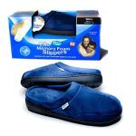 Cozy Washable Memory Foam Slippers - Blue