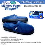 Cozy Washable Memory Foam Slippers - Blue