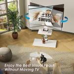 Swivel Floor TV Stand for 50-85 Inch TVs