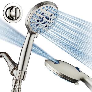 High Pressure 8-Setting Handheld Shower Head