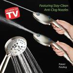 High Pressure 8-Setting Handheld Shower Head