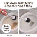 Motorized Toilet Brush with 360° Cleaning Action