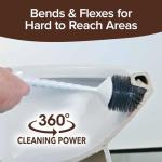 Motorized Toilet Brush with 360° Cleaning Action