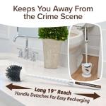 Motorized Toilet Brush with 360° Cleaning Action