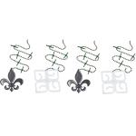 DrainWig Hair Stopper for Shower and Sink - 4 Pack