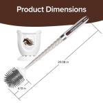 Motorized Toilet Brush with 360° Cleaning Action