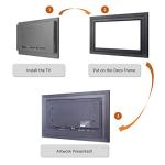 Smart LED TV Mirror for Bathroom & Kitchen