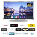 Soulaca 32" Waterproof 4K Smart Mirror TV