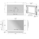 Smart LED TV Mirror for Bathroom & Kitchen