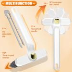 2-Pack 360° Grout Cleaning Brush Set