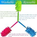 3-Pack Telescoping Microfiber Washable Dusting Set