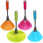 4-Pack Microfiber Feather Duster Set for Cleaning