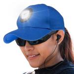 LED Light-Up Baseball Cap - Rechargeable & Hands-Free