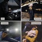 LED Light-Up Baseball Cap - Rechargeable & Hands-Free