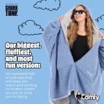 Cozy Reversible Teddy Bear Wearable Blanket