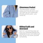 Cozy Reversible Teddy Bear Wearable Blanket