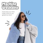 Cozy Reversible Teddy Bear Wearable Blanket