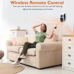 Compact 500W Electric Plug-In Space Heater