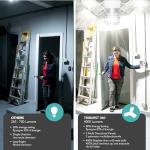 360° LED Shoplight with Adjustable Brightness Modes