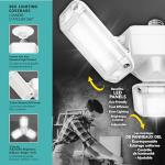 360° LED Shoplight with Adjustable Brightness Modes