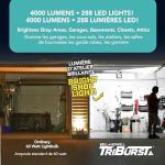 360° LED Shoplight with Adjustable Brightness Modes