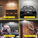 360° LED Shoplight with Adjustable Brightness Modes