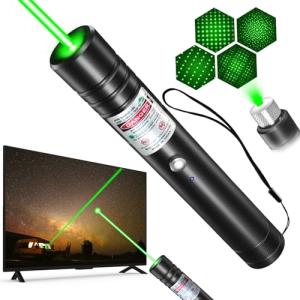 Rechargeable Green Beam Flashlight for Long Distance Use