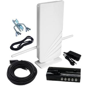 Unlimited HD TV Antenna – Amplified 200 Mile Range