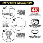 Unlimited HD TV Antenna – Amplified 200 Mile Range