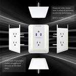 Automatic Night Light Surge Protector with USB Ports