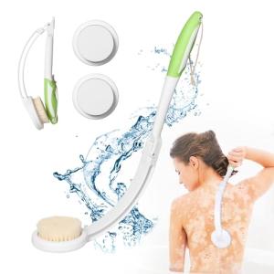 3-in-1 Long Handle Lotion Applicator & Back Brush