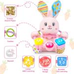 Musical Bunny Stuffed Toy for Infant Learning