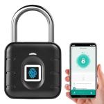Smart Fingerprint Padlock with App - Waterproof Lock