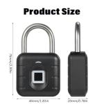 Smart Fingerprint Padlock with App - Waterproof Lock